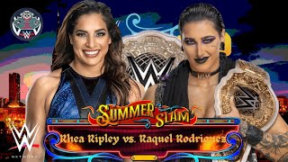 Summerslam 2023 : Rhea Ripley (c) vs. Raquel Rodriguez - World Women's Championship