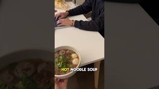 What my boyfriend thinks of my COOKING  / Vietnamese Noodle Soup #shorts #couple #food #cooking