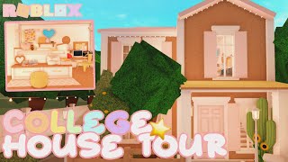 Bloxburg COLLEGE Roleplay House TOUR! *LAILA & ADRIAN* Roblox