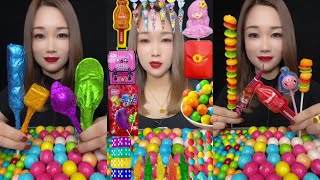 Satisfying candy unboxing ASMR 😍 Mukbang sweet teats #asmr #mukbang #candy  #eating