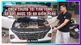 Cấu hình loa độ cho Huyndai Tucson và cách tính toán để đạt tối đa hiệu suất.