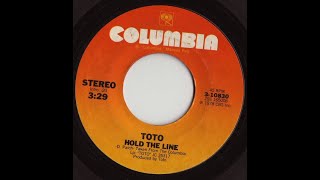 HOLD THE LINE (SINGLE VERSION)(TOTO) 7" VINYL 1978