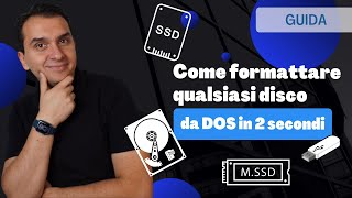 Come FORMATTARE qualsiasi disco in 2 secondi dal PROMPT di DOS