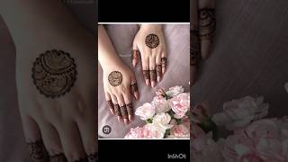 Very simple tikki mehndi design ❤️ | Mehandi ki design | #henna #shorts