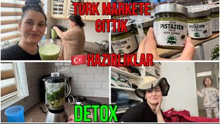 🇹🇷TURKİYE İCİN HAZIRLIKLAR🇹🇷 BOMBA DETOX🥑🍋 TURK MARKET ALİSVERİSİ🛒