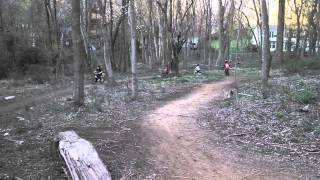 Backyard bike race