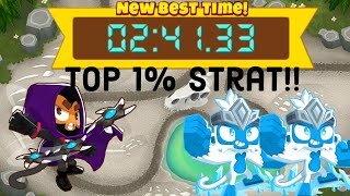 Btd6 Race Hindered Start in 2:41.33 Top 1% Strat!! (1st On Upload)