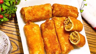 #চিকেন ভেজিটেবল রোল॥Bangladeshi chicken vegetable roll recipe॥how to make chicken vegetable roll॥