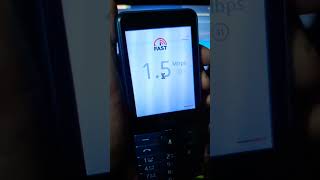 kaios phone internet speed testing   | #shorts #short #smartphone #kaios #Technology