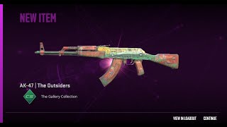 The Outsiders Ak47 unlocked - Gallery case trade up  - cs2