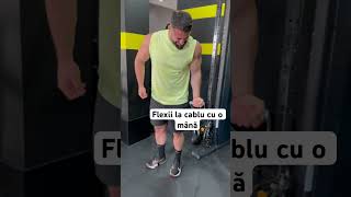 Flexii cu o mână la cablu (cel mai bun exercitiu pentru bicepsul meu)