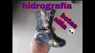 hidrografía casera en botas