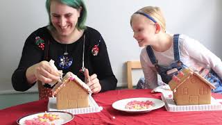 building gingerbread houses | Vlogmas 2020 | Diy Dawn