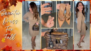 Sweater Dress Look / GRWM #grwm