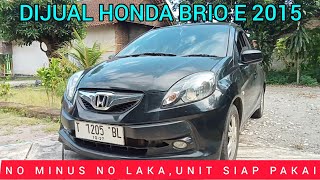 DIJUAL CEPAT HONDA BRIO E 2015 manual