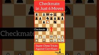 Master Chess in 6 Moves: Super Tricks & Tactics for a Quick Checkmate | Chess Short