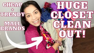 Huge Closet Clean Out to Resell on Ebay & Poshmark for Profit in 2022 + Resell Haul