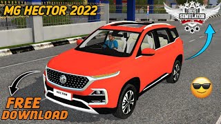 MG HECTOR 2022 FOR BUS SIMULATOR INDONESIA BUSSID FREE DOWNLOAD