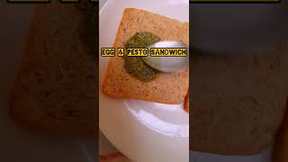 Egg & pesto sandwich#eggsandwich #pestosandwich #eggandpesto #healthyfood