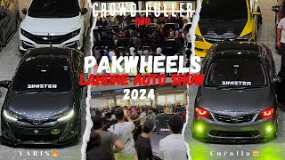 PAKWHEELS  AUTOSHOW LAHORE || tokyo 🇯🇵vibe show || @Officialteamsinister || Yaris and Corolla duo