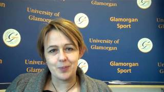 Tanni Grey  Thompson on the Glamorgan Sport Park