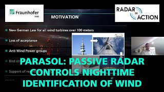 »Radar in Action« Parasol: Passive radar controls nighttime identification of wind turbines