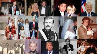 DONARD Trump childhood photo ( memories)// bibliography /full album