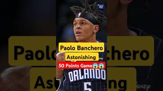 Paolo Banchero Shatters Records with 50 Point Game!😱😱