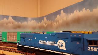 Overland O Scale Conrail SD70 W/ LokSound Select L