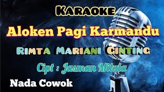 ALOKEN PAGI KARMANDU | KARAOKE LAGU KARO | NADA COWOK