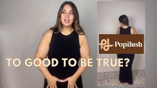 Popilush Review & Try On - viral shapewear dress - does it really work?? Size 12/14 Size XL