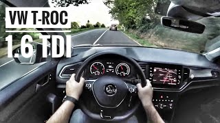 VW T-ROC 1.6 TDI (2019) | POV Country Road Drive