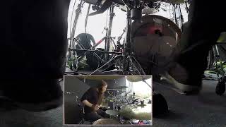 ABORTED-Ken Bedene-footwork!  Brutal Assault 2016 (Drum Cam)