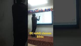 DE nobili classes Bihta,#shorts ,#rigining ,#simplemath