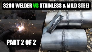 How to Weld Exhaust Piping with a $200 Harbor Freight Flux Core Welder (Part 2)