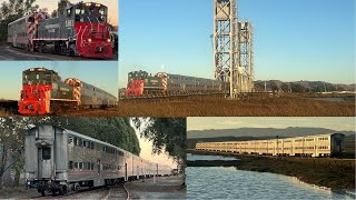 Former Caltrain Gallery Cars On The Final Stretch Of Their Journey to Schellville via NWP