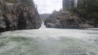 Рыбалка на Большом Енисее в Тыве. Бий-Хемский водопад