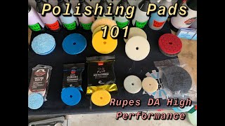 Polishing Pads 101 | Featuring Rupes DA High Performance Pads and Polishes