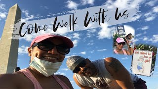 Roll With Me Vlog #94 | Morning Walk | Come Walk & Dance With Us in DC | BLM Plaza | Mini Rant