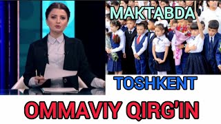 TEZ KO'RING TOSHKENT MAKTABLARIDA OMMAVIY QIRG'IN..........