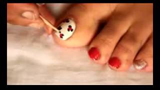 2 Easy and quick Toe Nail Art designs tutorial