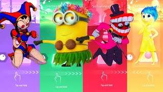 The Amazing Digital Circus Caine vs Minions vs Pomni vs Inside Out2  Tiles Hop EDM Rush