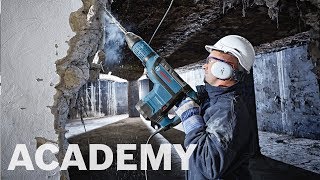 Bosch academy: Borhammer med SDS-max GBH 12-52 DV Professional