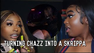 Turning PrettyGirlChaz into a Skrippa 😱 * Throwback*