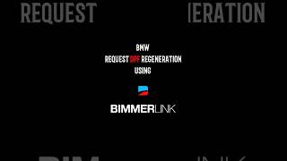 Bimmerlink DPF regeneration #shorts #bimmerlink #dpf