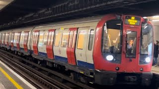 District line train ride From Embankment to Blackfriars(Not stopping at Temple)