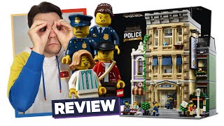 ¿Un modular clásico, pero moderno? / Comisaría de Policías 👮‍♂️ | Review LEGO Icons (10278)