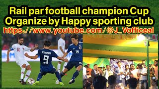 Asansol Rail par football champion Cup || nasha Ko hatana hai education aour sports Ko agee lana hai