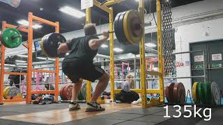 Training 19/1/19: tempo squats, push press, jumps