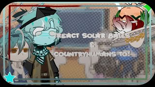 !React Solar balls & CountryHumans to! | !Реакция шаранутого космоса & КантриХуманс на! | [RUS/ENG]